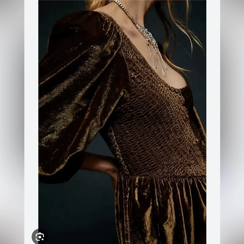 BNWOT Free People Farrier Velvet Mini Dress